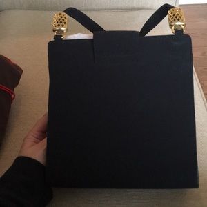 Vintage Black Evening Bag
